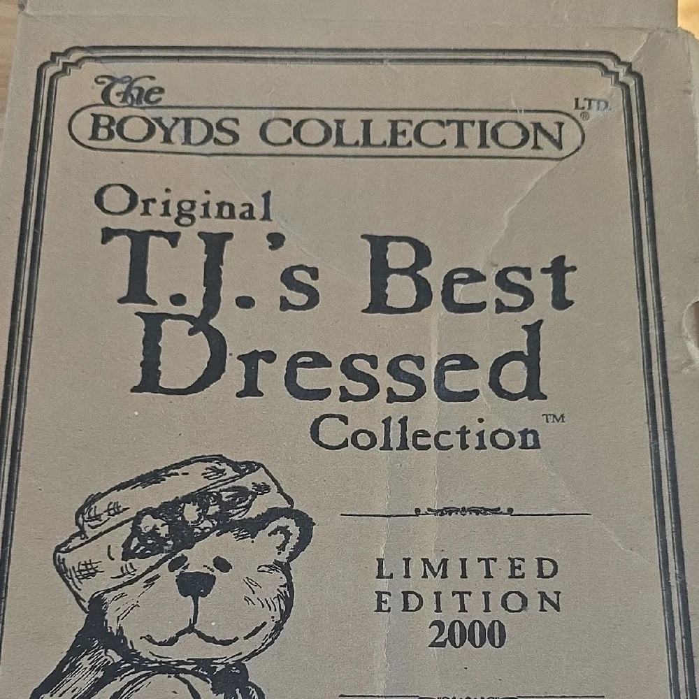 Boyds Bears Limited Edition Style 99334V Hannah Ursala‎ Greta Wuzzie